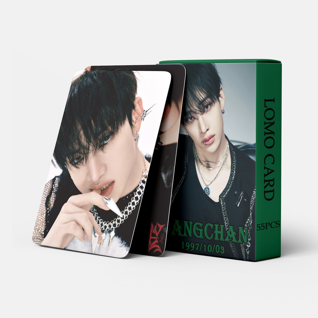Kpop 55 Pçs/Set SK ATE Lomo Card BangChan Collection Para Fãs