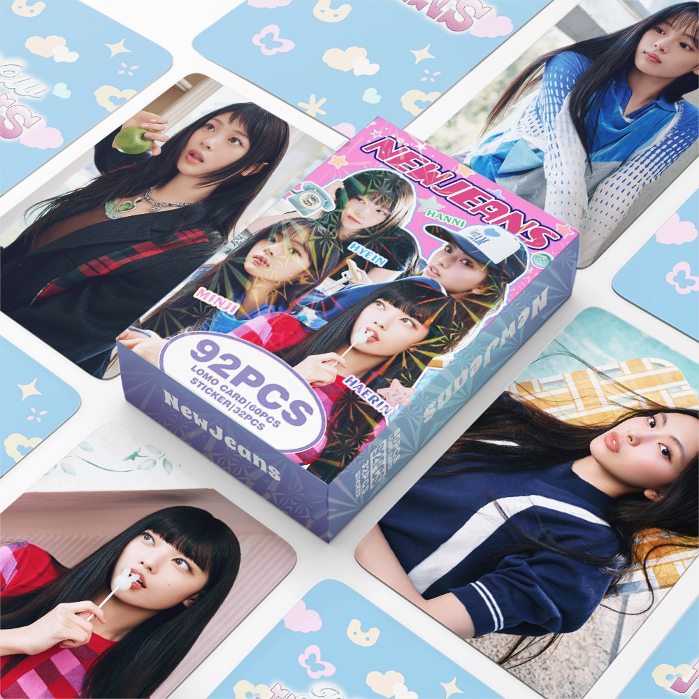 92 Pçs/Caixa Kpop 2026 Verão De NewJeans Lomo Card Collection Para Fãs