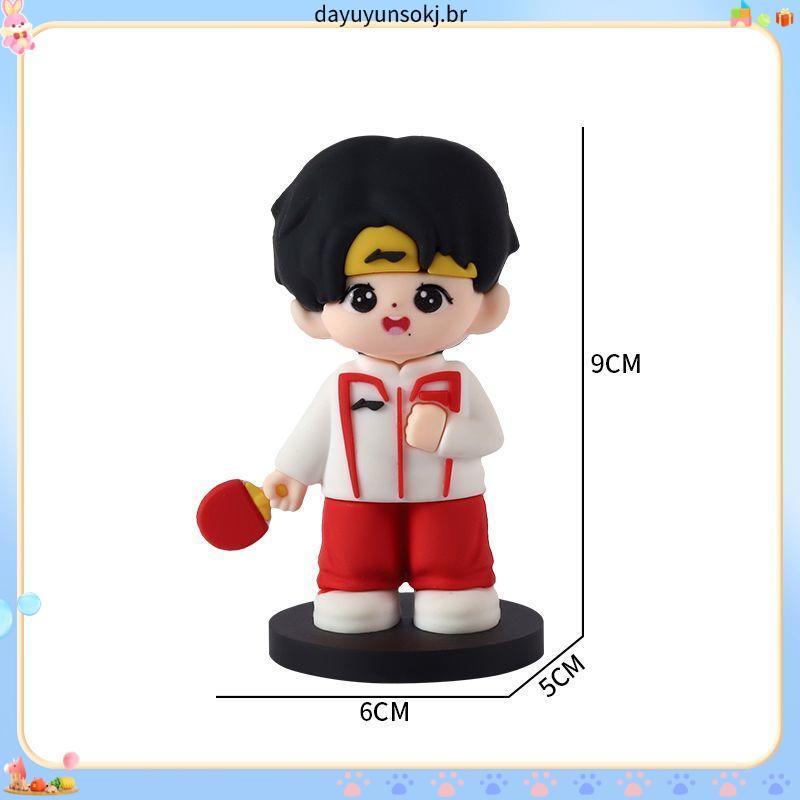 Original Satou mercadoria cabeça grande Sasa bonito pequena figura decoração de mesa torcendo presente boneca brinquedo