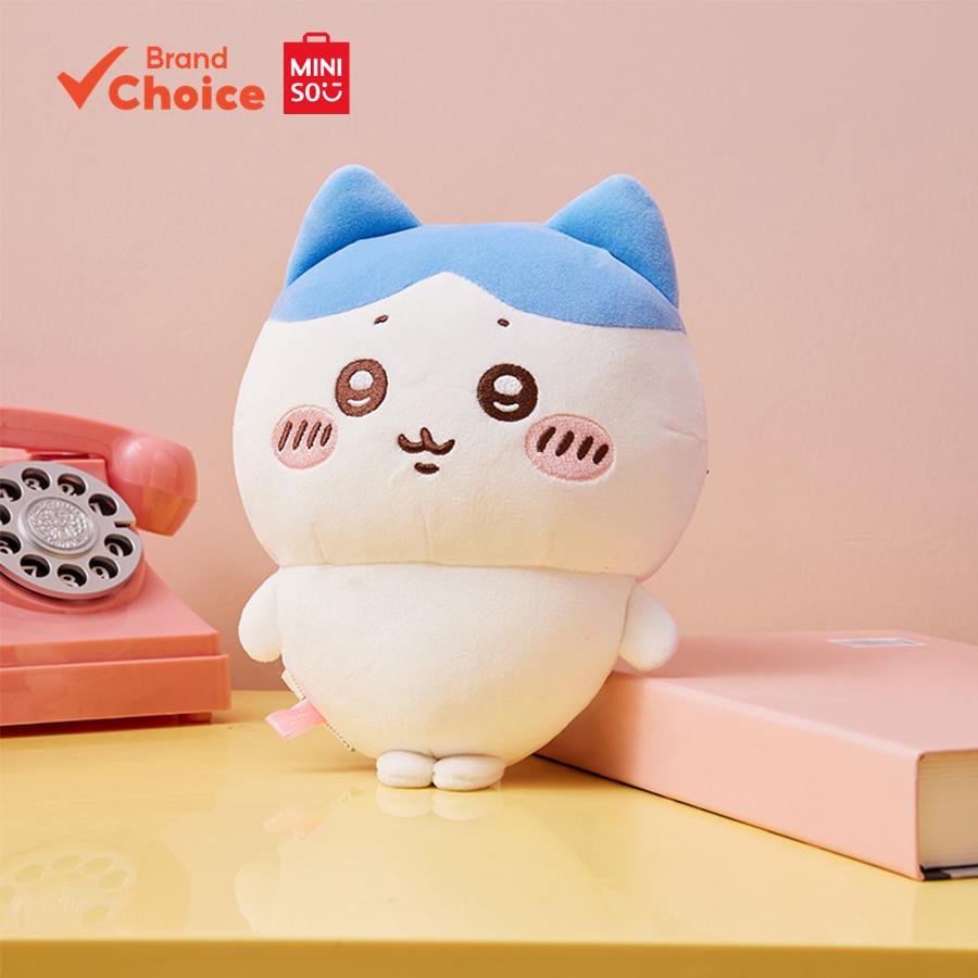 MINISO Chiikawa - Figurinhas de Pé Tamanho Pequeno Hachiware Fofas e Adoráveis 13,5cm × 19,5cm
