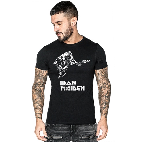 Camiseta Iron Maiden Band Rock Heavy Metal