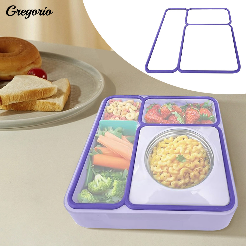 Gasket Replacement for Omiebox Lunch Box Lid Gaskets 1 or 2 Pcs Seal for Kids Bento Insulated Food Container Silicone