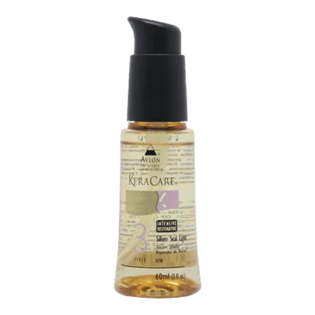 Óleo Silicone Silken Seal Light Selador Reparador de Pontas Keracare 60ml Avlon