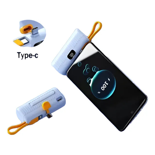 Power Bank 5000mAh - Super Portátil  e Leve