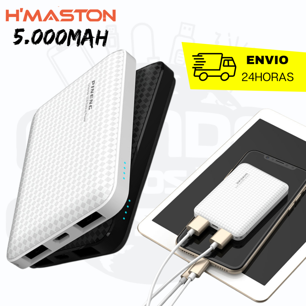 Bateria Portátil 5000 Mah Hmaston/Pineng Ultra Fino Pn987 - Power Bank