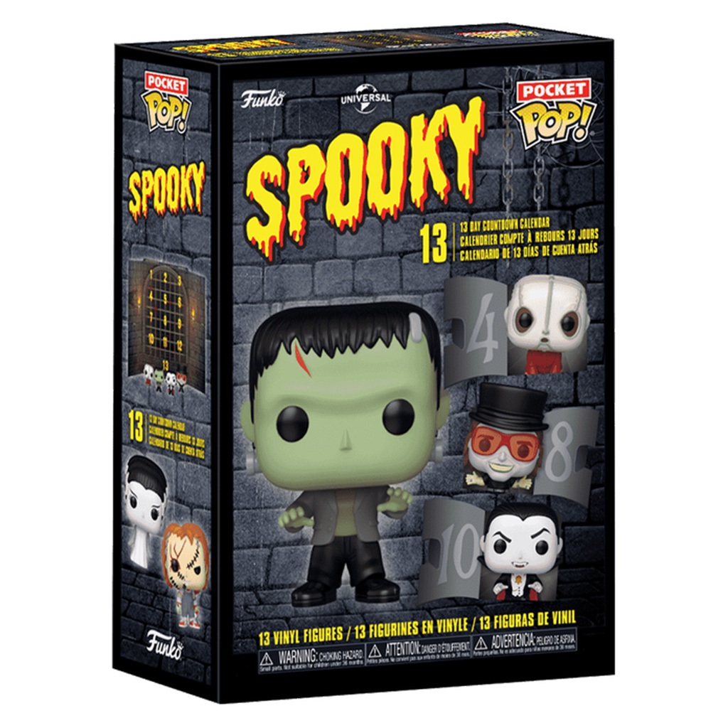 FUNKO POCKET POP CALENDAR UNIVERSAL HORROR - 13-DAY COUNTDOWN (87799) NOVO ORIGINAL