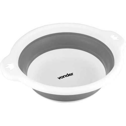 Bacia Dobrável Retrátil Silicone Capacidade 8l 32cm Vonder