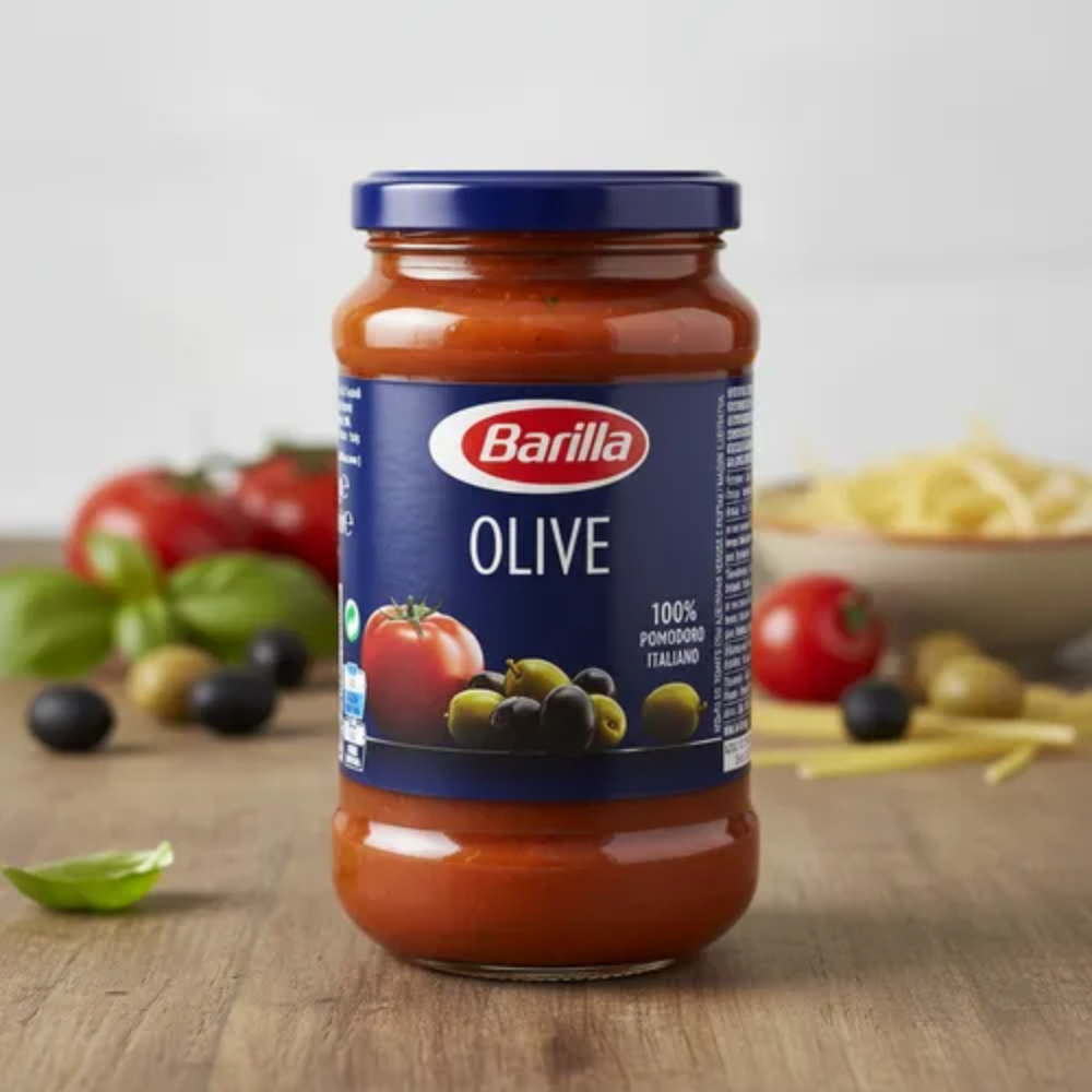 Molho De Tomate Italiano Olive Barilla 400g – Tomates E Azeitonas Selecionadas Estilo Mediterrâneo
