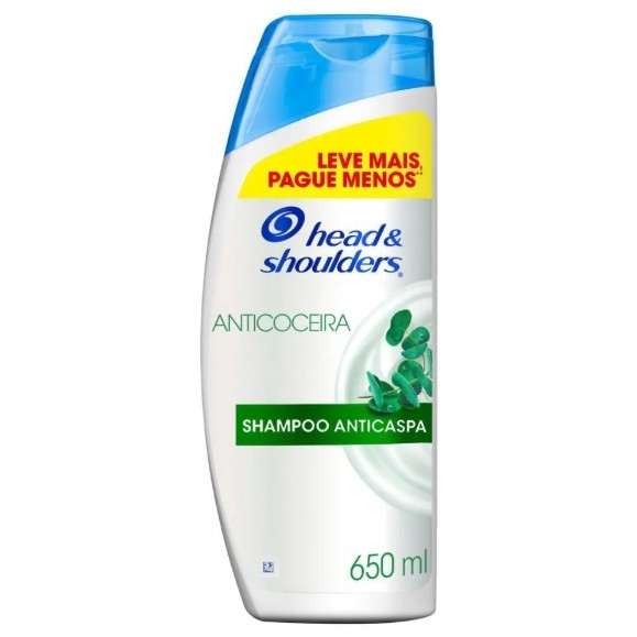 Shampoo Head Shoulders Anti Caspa Anti Coceira Com 650Ml
