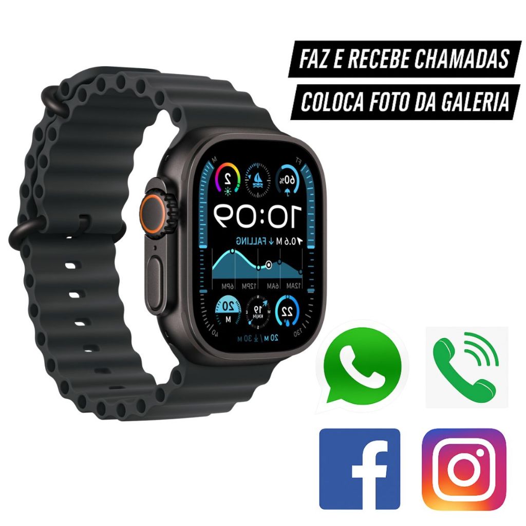 Relógio Inteligente U11S Ultra Masculino Feminino Para iPhone Samsung Xiaomi 2026 Lançamento 2026