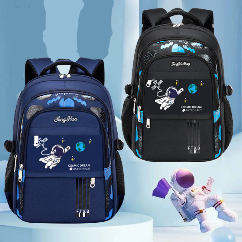 Moda Mochila Infantil De Astronauta À Prova D'água De Mochila   Escolar De Grande Capacidade Para Estudantes