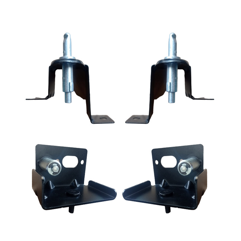 Kit Par Suporte Inferior E Superior Trinco Capo Ford Cargo Novo 1317