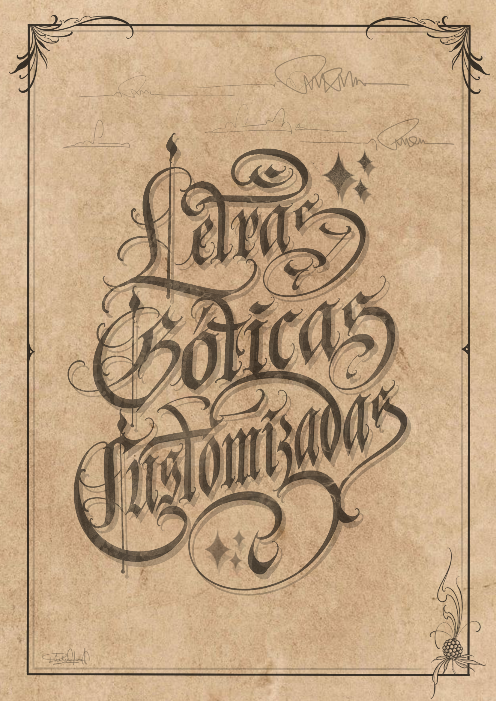 Letras Góticas Customizadas