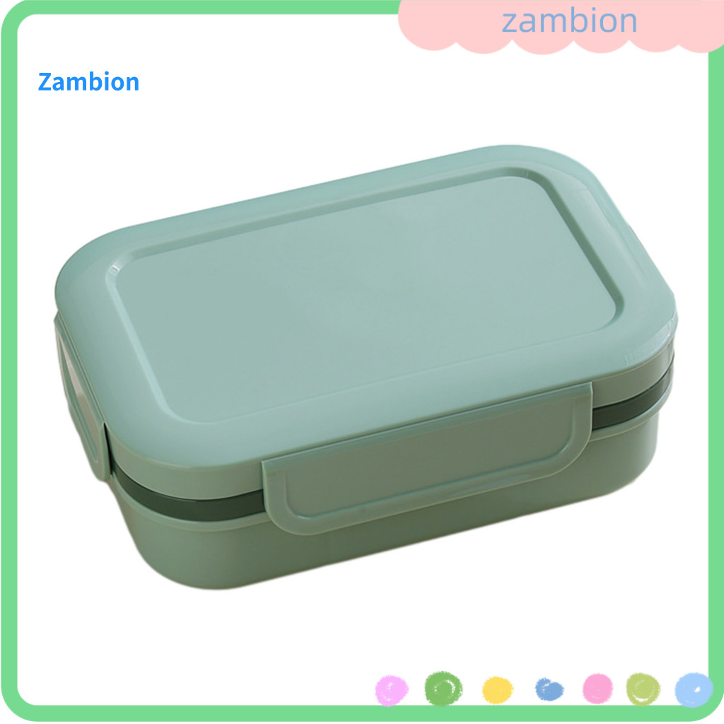 Bento Box with Compartments for Lunch Microwave Safe Utensils Leak-proof Multi-compartment Food Container for Work for A
