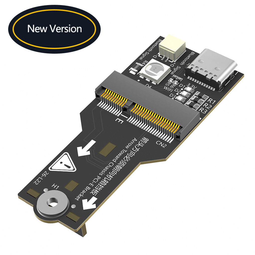 JMT M . 2 NGFF Para PCI-E X1 Placa Adaptadora RGB LED Luz Ambiente Suporte X4 X8 X16 Slot Chave 2230 SSD