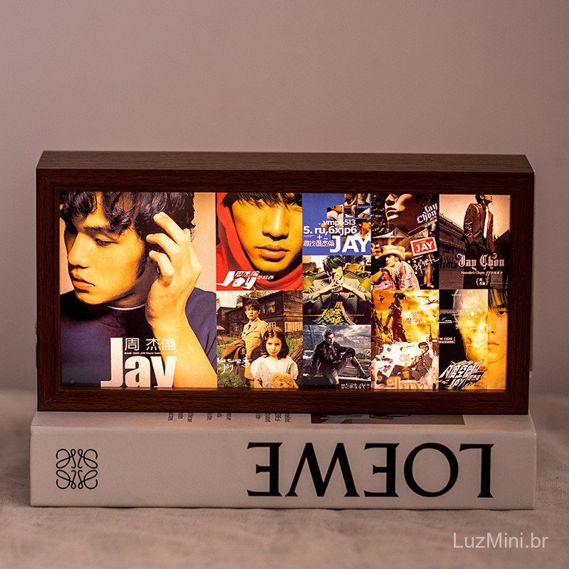 Jay Chou mercadoria álbum música moldura de foto decoração pequenos ornamentos Desktop criativo mesa presente personaliz
