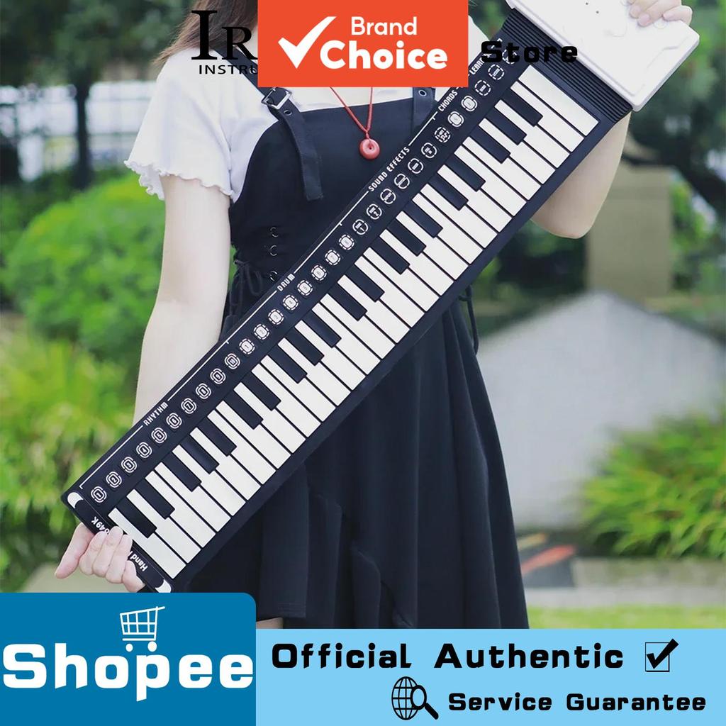 IRIN 49 Teclas Mão Roll Up Piano Silicone Teclado Portátil Instrumento Musical Órgão Eletrônico Dobrável Para Presente E