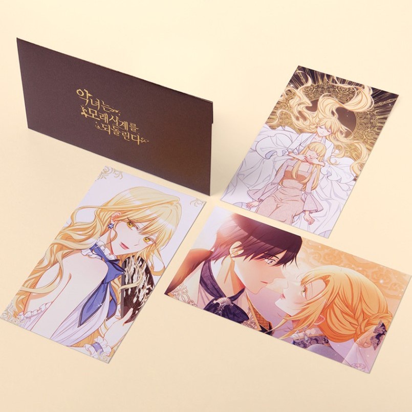 The Villainess Turns The Hourglass Postcards Set