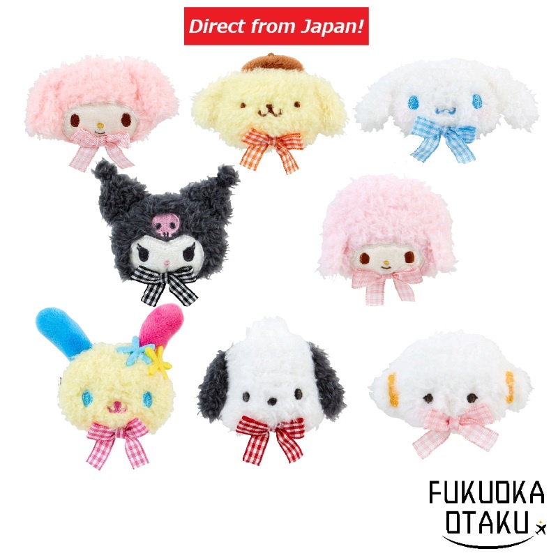 SANRIO Presilha de Cabelo com Rosto – Sem Marcas, 8 Modelos da Sanrio【Direto do Japão】