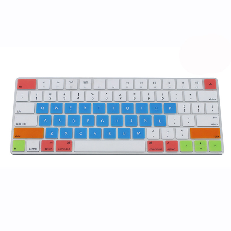 Shengpai Apple Novo Desktop All-in-One Bluetooth Teclado Sem Fio Teclado Mágico Capa de Película Protetora