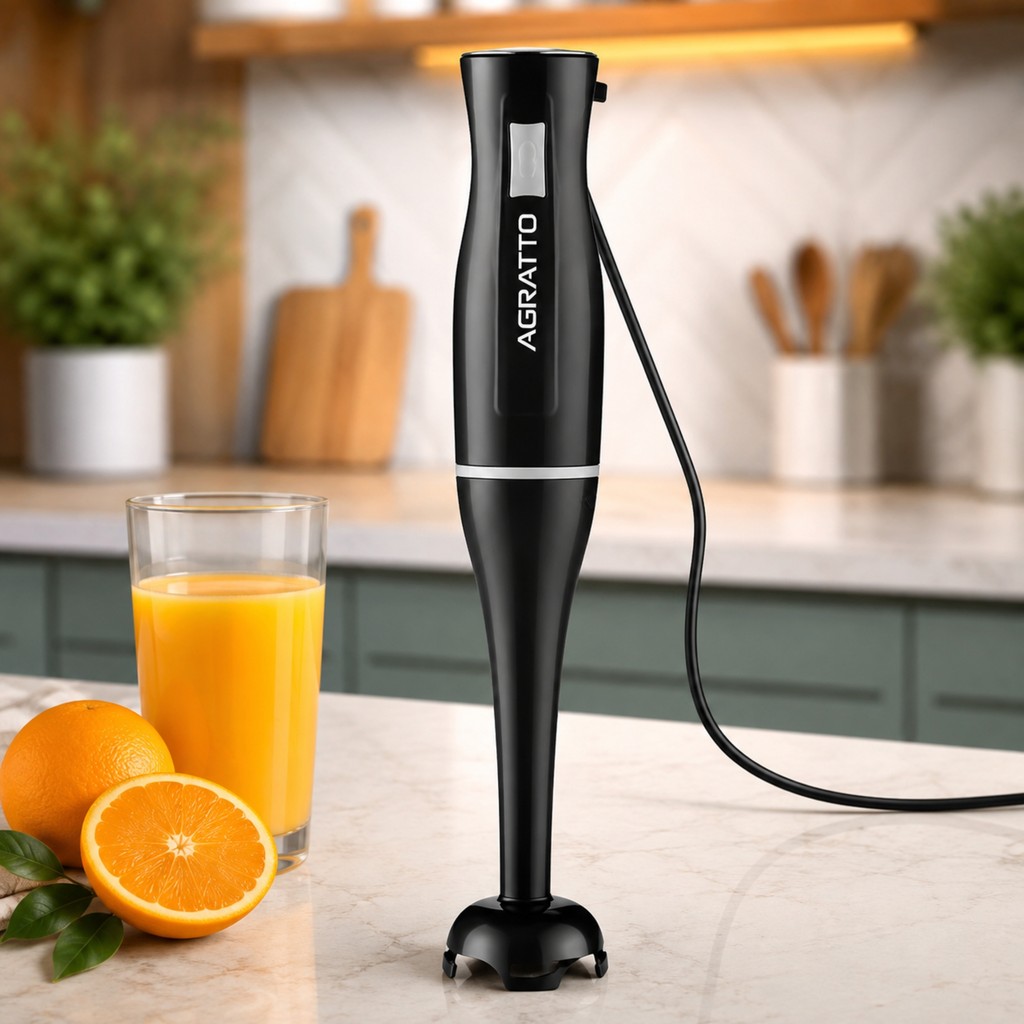 MIXER 3 EM 1 AMIX01-02 PRETO 700ML 200W 220V AGRATTO