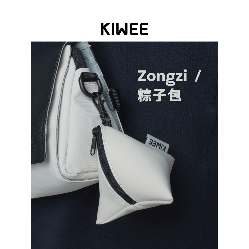 KIWEE Bolsa Zongzi Original Inesperada Macaron Bolsa para fone de ouvido Bluetooth Bolsa para batom Bolsa para moedas Bo