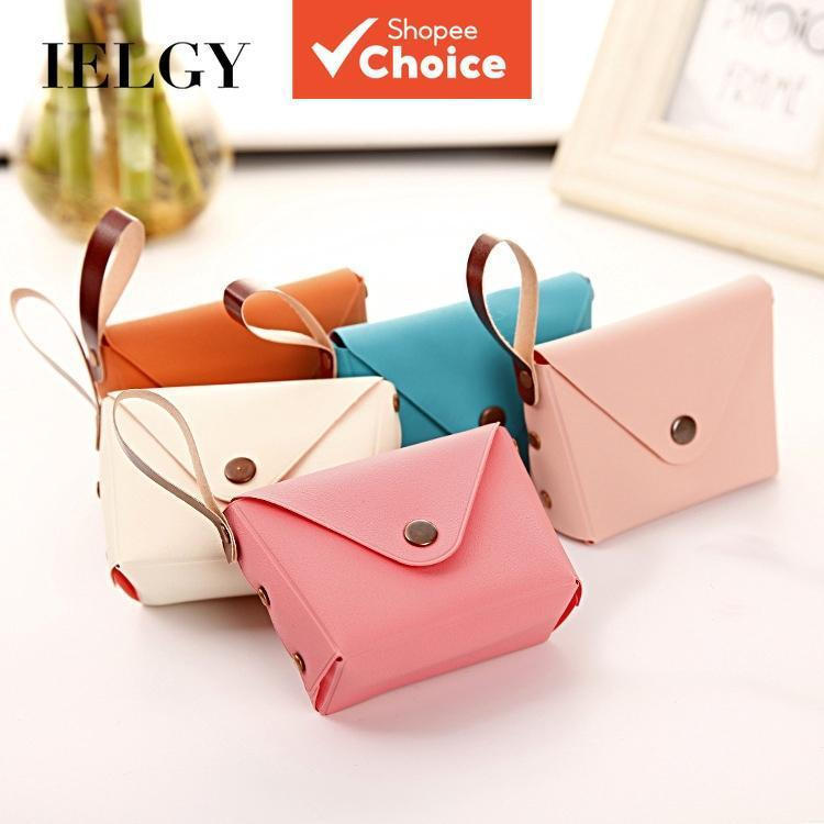 IELGY Bolsa de moedas pequena para moedas e chaves, criativa em estilo macaron