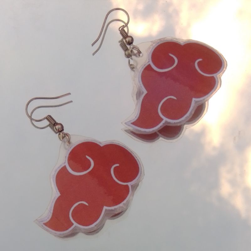 Brinco Plastificado Akatsuki | Cosplay Anime Naruto Brinco Plastificado Artesanal / indie kid aesthetic e girl