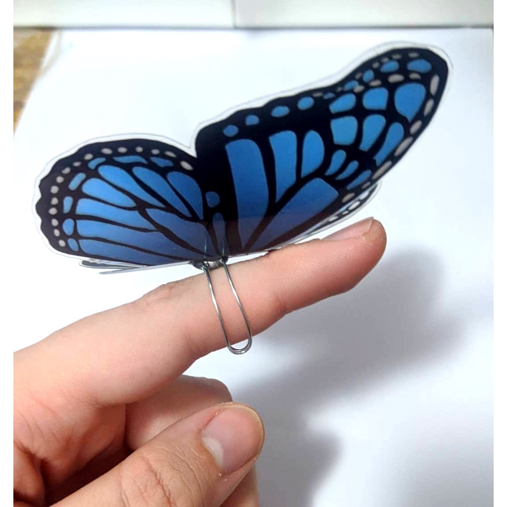 Borboleta para cosplay de Kanao Shinobu  - Anel de borboleta - Anime Kimetsu no Yaba Demon Slayer