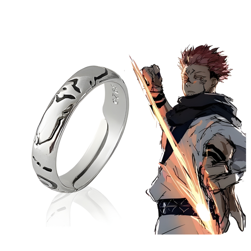 Anel Anime Cosplay Regulável Sukuna Ryomen Jujutsu Kaisen