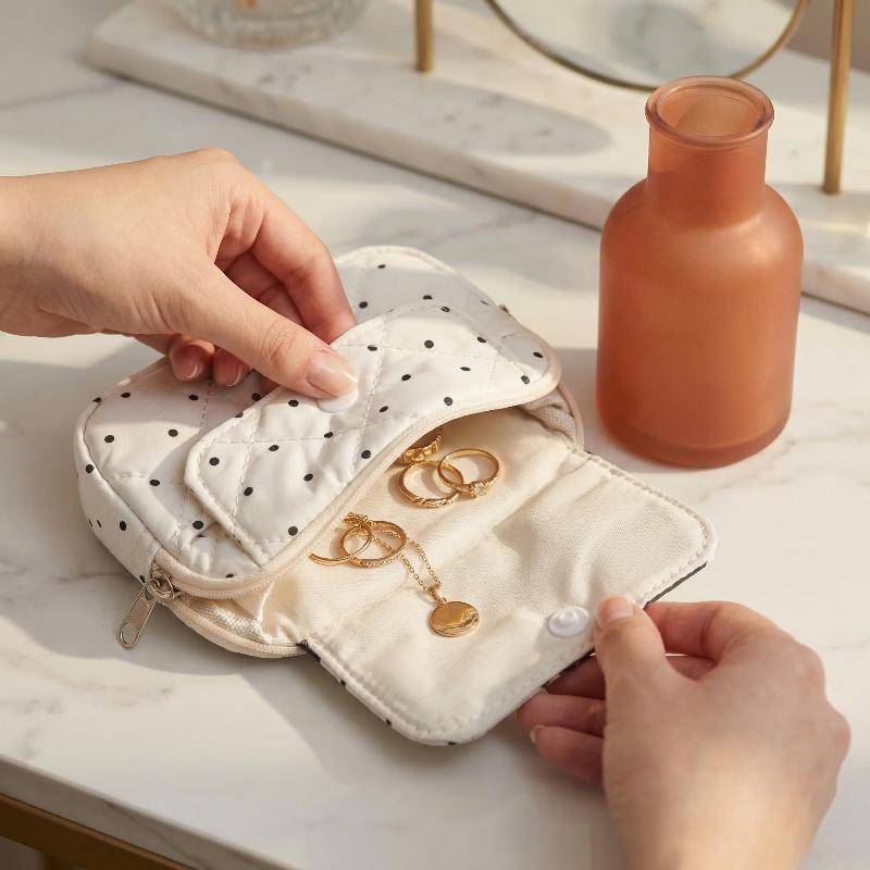 LOF Kawaii Pequena Carteira Bolsa Polka Dot Estilo Coreano Porta-Cartões Bonito Mini Para Meninas Estudantes Compras Bg