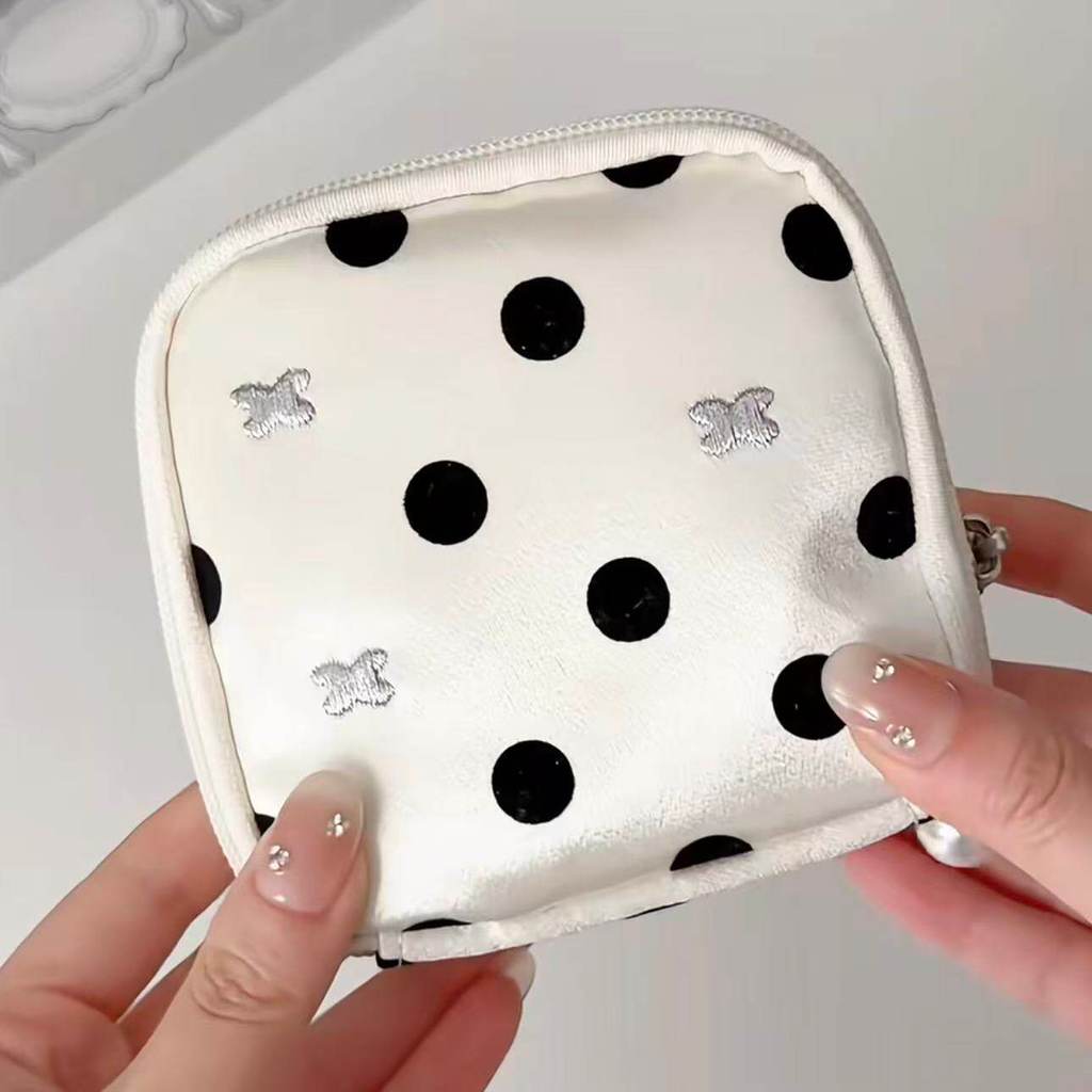 2026 primavera novo estilo Polka Dot brinde saco conveniente multifuncional saco de armazenamento pulseira anel colar jó