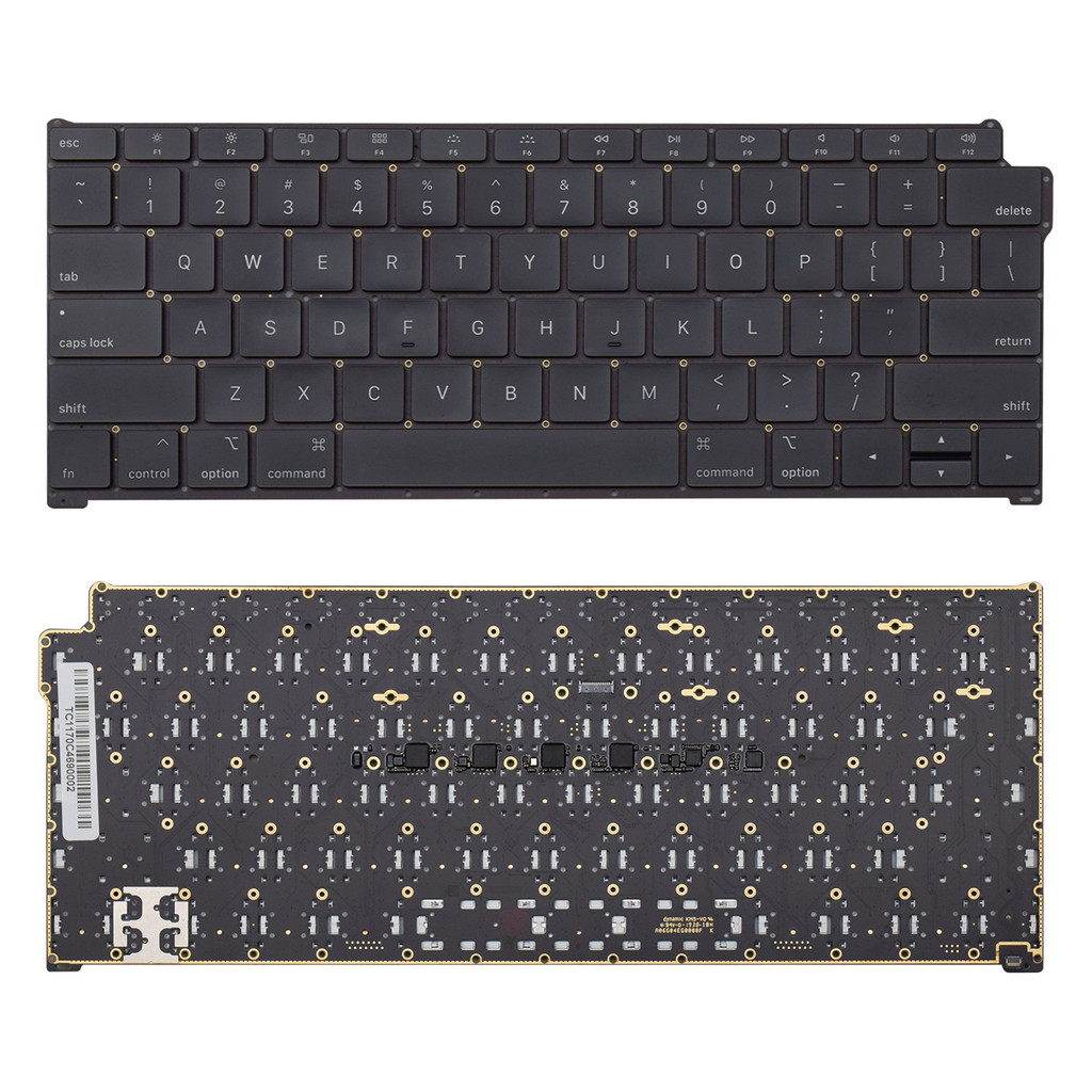 Teclado para Notebook compatível com Apple Macbook Air 13 A1932 2019 Inglês Internacional - US