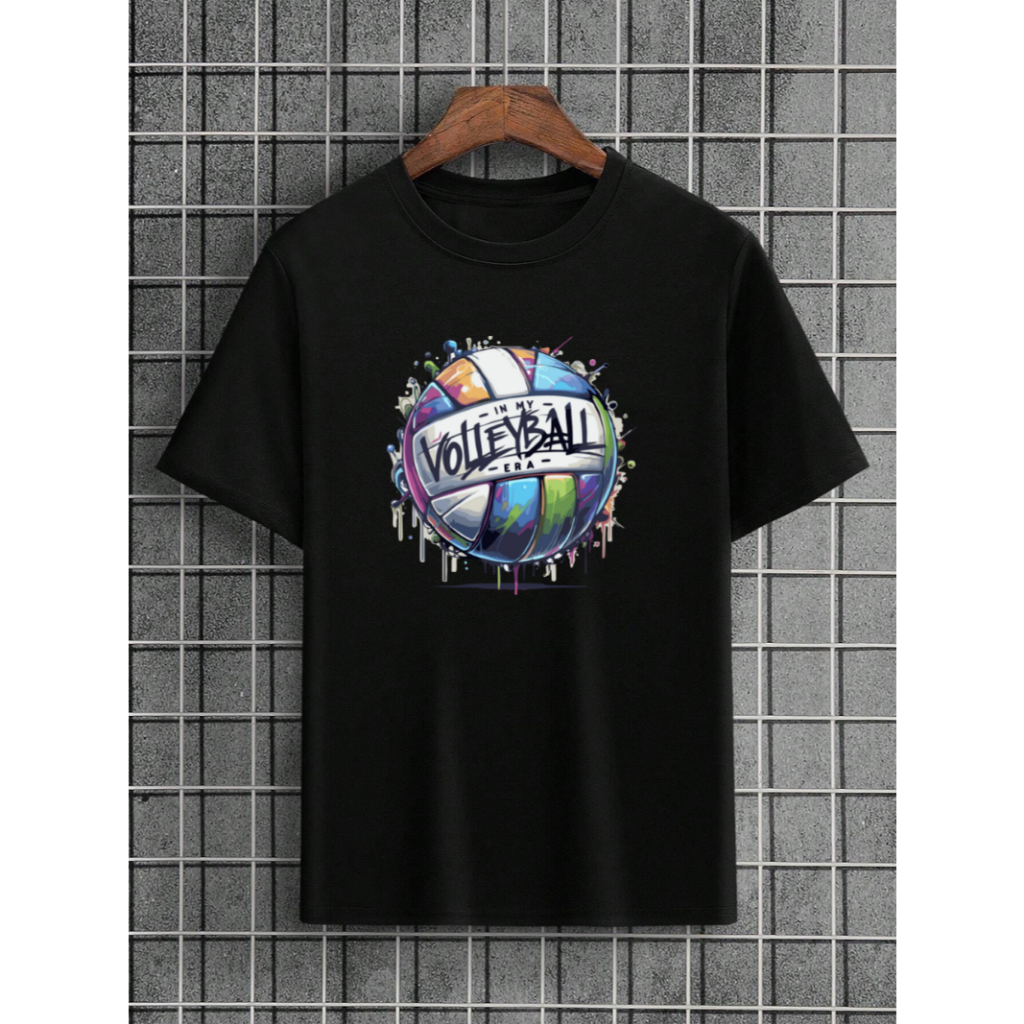 Camiseta Vôlei Sports Adulto e Infantil Jogo Game Criança Camisa Casual Algodão Masculina Feminina Unissex