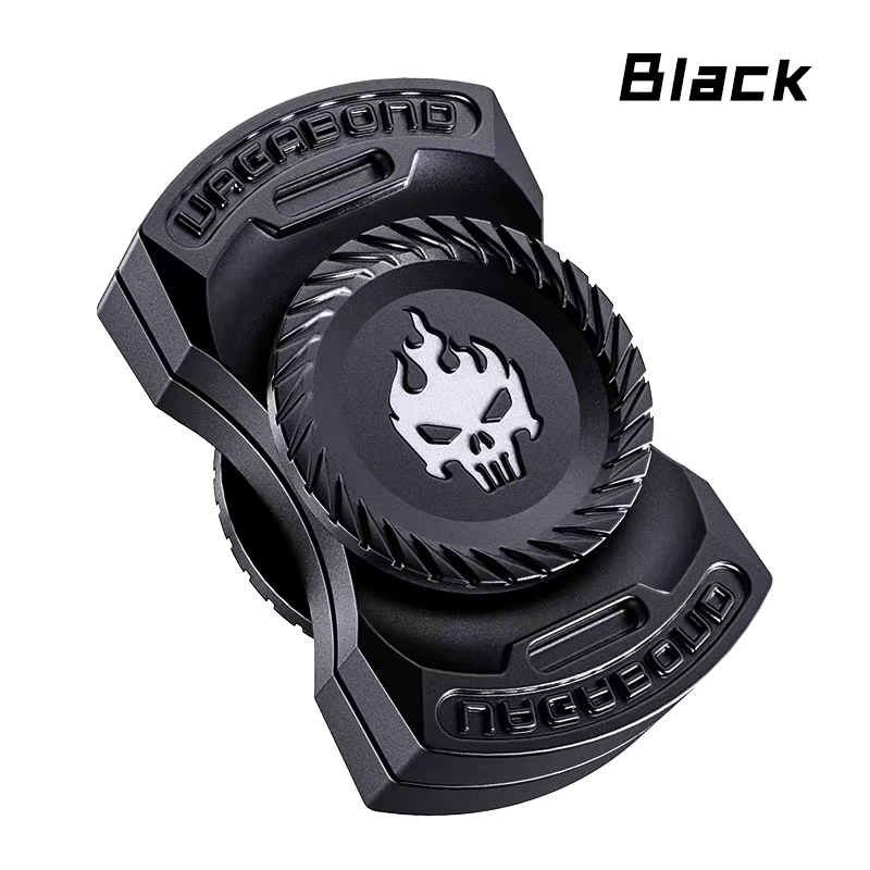 Fidget Spinner Magnético Push Card Clicker 3In1 EDC Metal Alívio Do Estresse Brinquedo Mecânico Slider Moeda Tática Sens