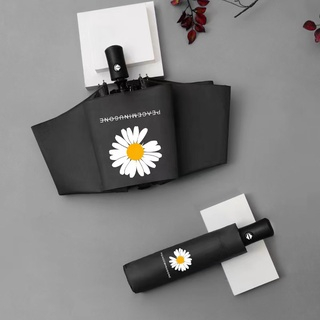 Homens E Mulheres daisy Proteção UV Guarda-Chuva  Revestimento Preto anti-Diarias necessities XY-001