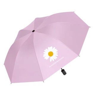 Homens E Mulheres daisy Proteção UV Guarda-Chuva  Revestimento Preto anti-Diarias necessities XY-001