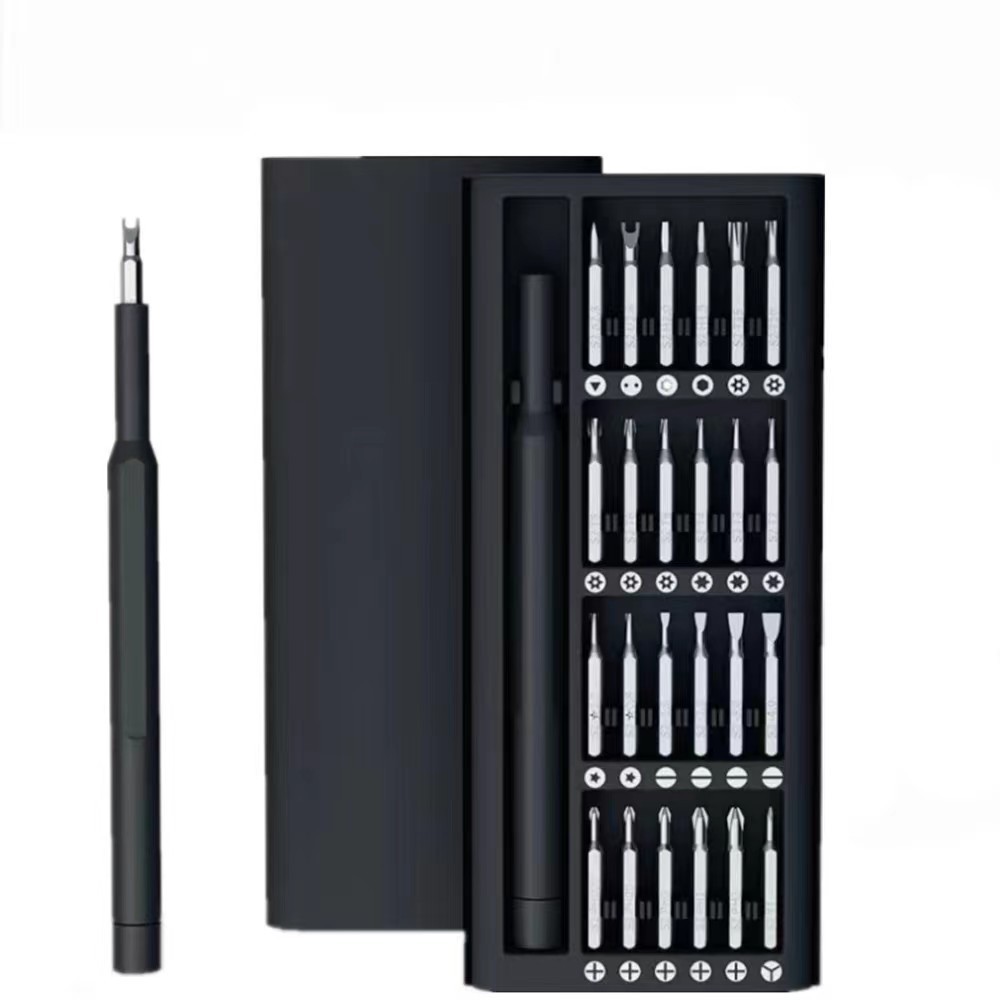 Kit Ferramenta Chave Magnética Precisão Jogo 24 Peças Pequenos Reparos Celular Iphone Video game