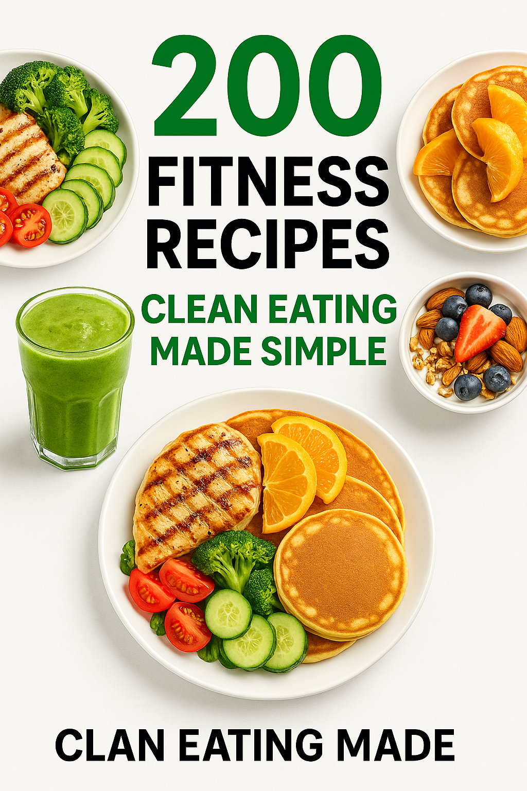 Fit & Lean Master Cookbook – 200+ Healthy Recipes + Weight Loss, Muscle Gain & Detox Plans!
