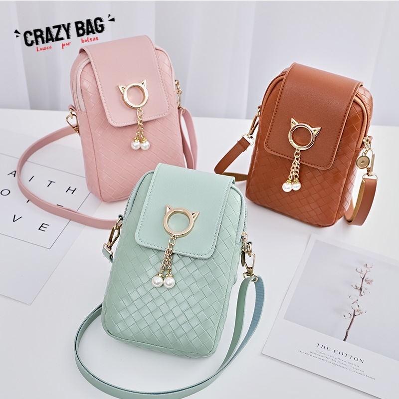 Bolsa Para Celular Moda Feminina De Versão Coreana 2022 The Shoulder Bag coins