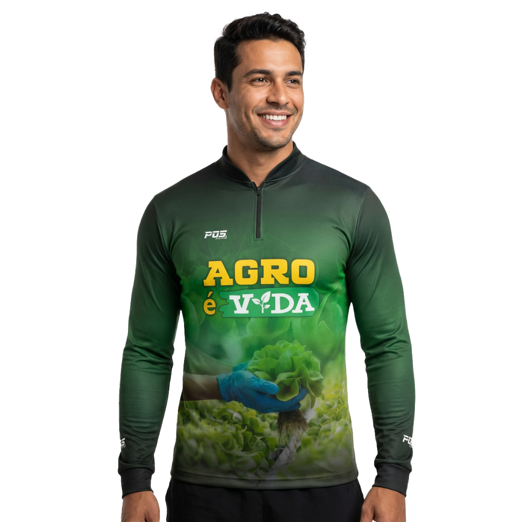 Camisa Camiseta Agricultura Agro Ref 22 - M L Proteção Uv50+