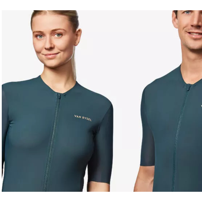Camisa de Ciclismo Unissex Ultra EDR Van Rysel Azul TAM L