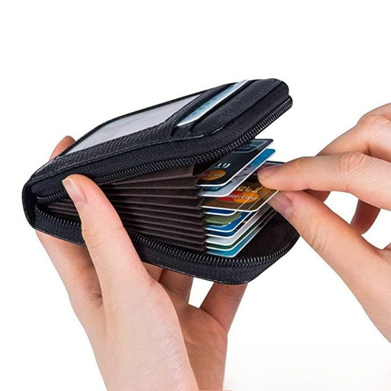 New Korean Version PU Leather Wallet Casual Coin RFID Fashion Men's Credit Wallet Passport Christmas Gift JETV L4MC