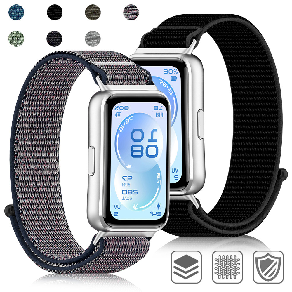 Pulseira De Nylon Para Smartwacth Huawei Band 11/Pro , Esportiva De Substituição , Cinto Ajustável