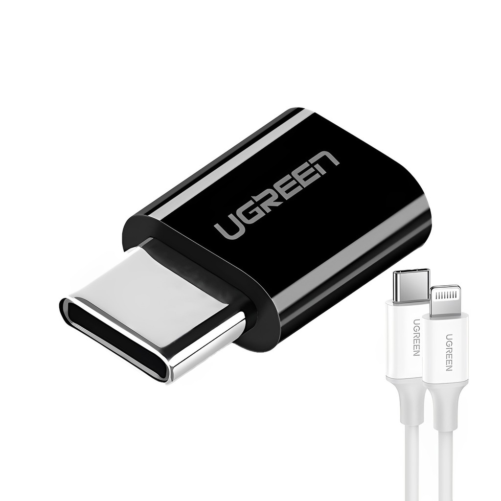 Adaptador Ugreen Us157 Micro Usb TipoC p Micro Usb +Cabo iOS (K-2824-3673)