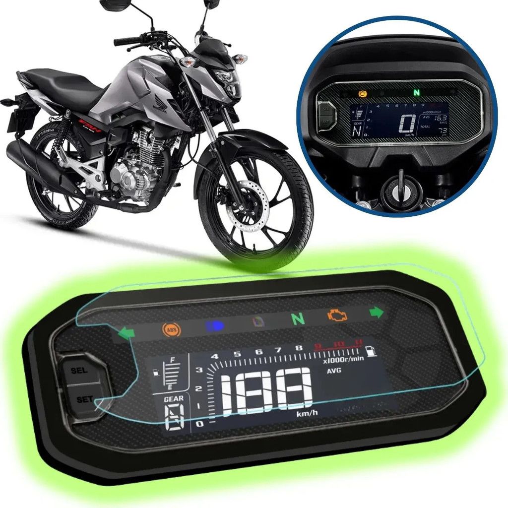 Pelicula Protetora Painel Honda Cg160, Fan E Start 2025 2026