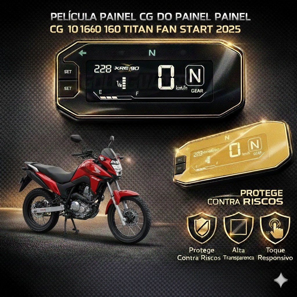 Película Painel Cg 160 Titan Fan Start 2025