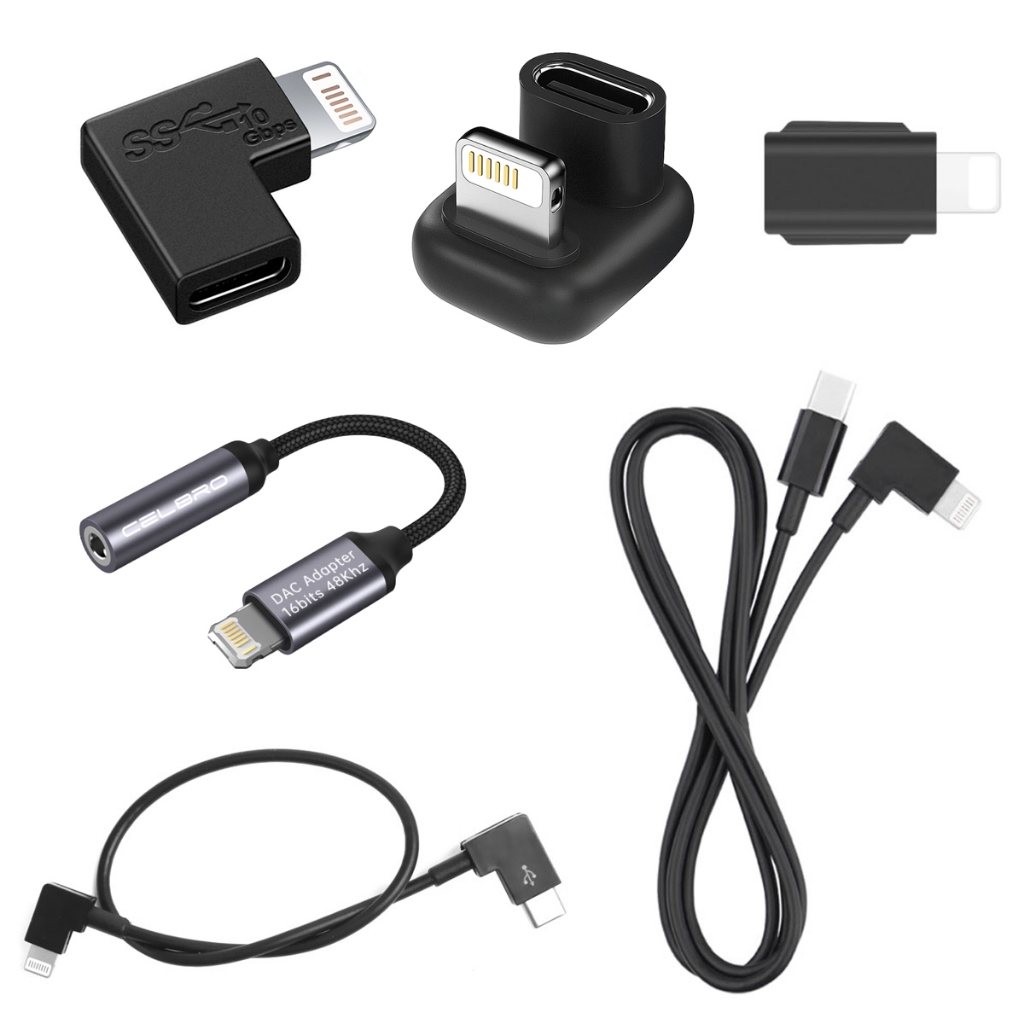 Cabo Adaptador Conector Iphone IOS Ibook Ipad Macbook ( DJI Osmo Pocket Mavic )