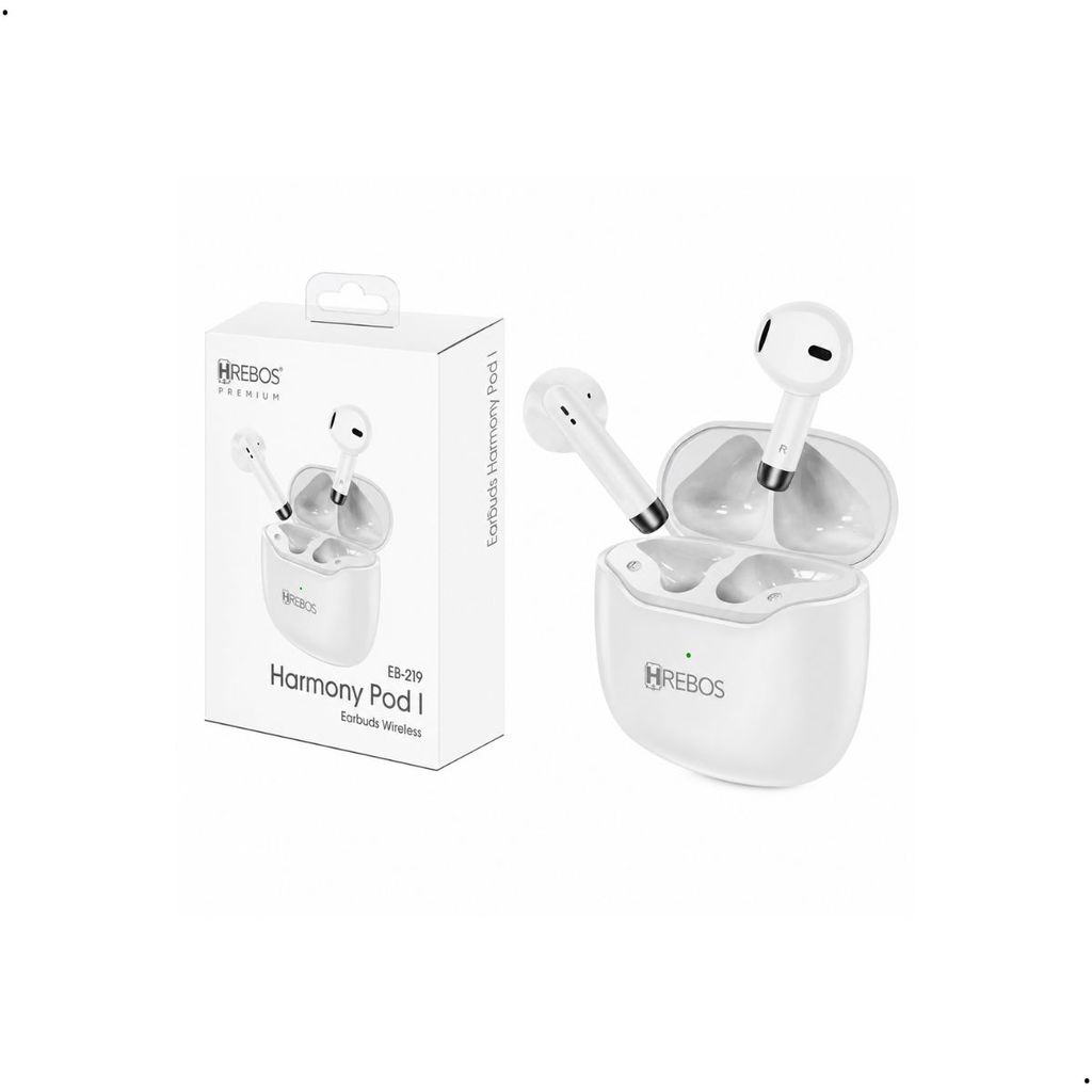 Fone Bluetooth TWS Sem Fio com Microfone para Celular Android iOS Estojo Carregador Áudio Música Chamadas e Uso Diário