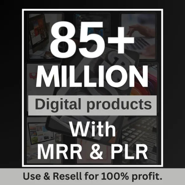 Paquete Ultimate PLR MRR de más de 80 millones productos digitales